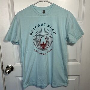 Gateway Arch St Louis National Park Souvenir Graphic T Shirt Medium STL